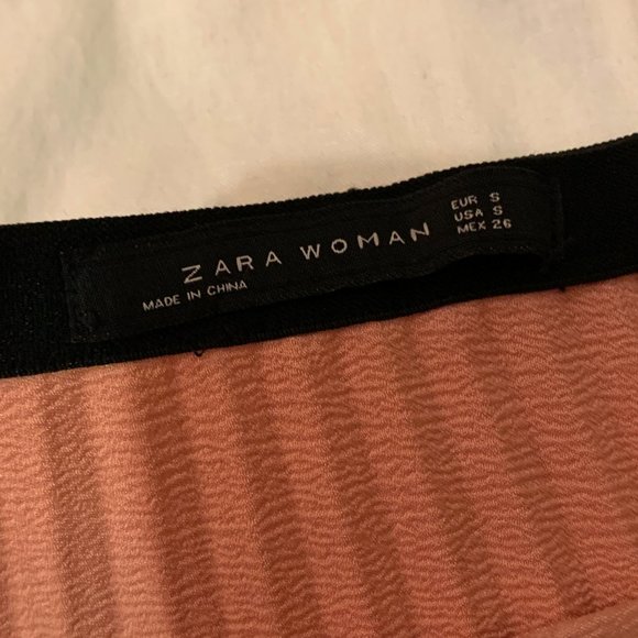 Zara Pleated Midi Skirt in Copper - Picture 2 of 4